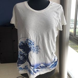 Hokusai Blue limited edition for Uniqlo tshirt.